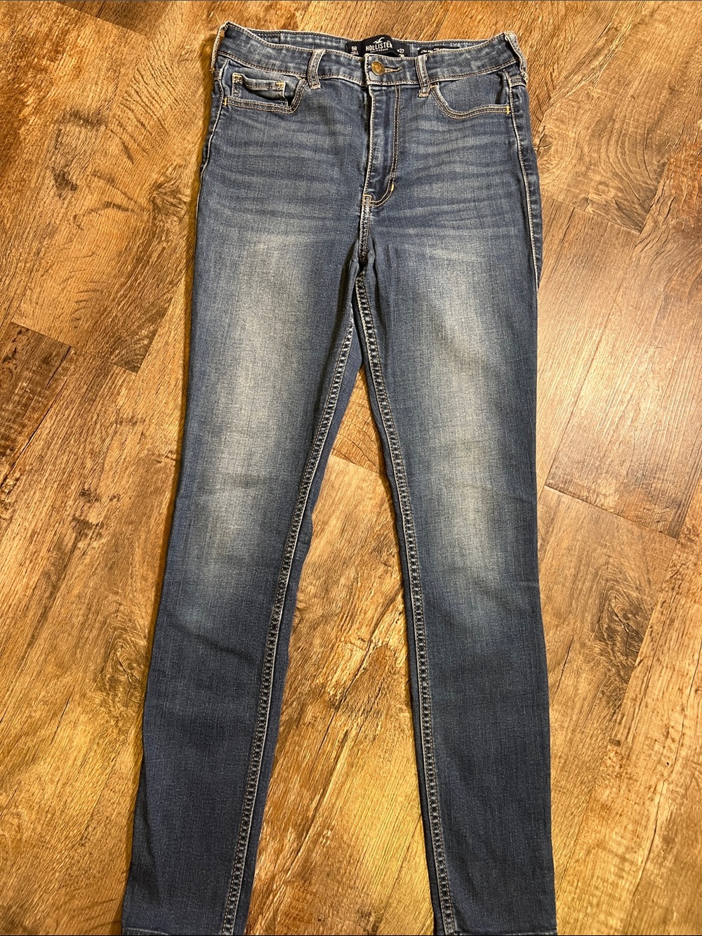 Hollister Medium Blue Skinny Jeans